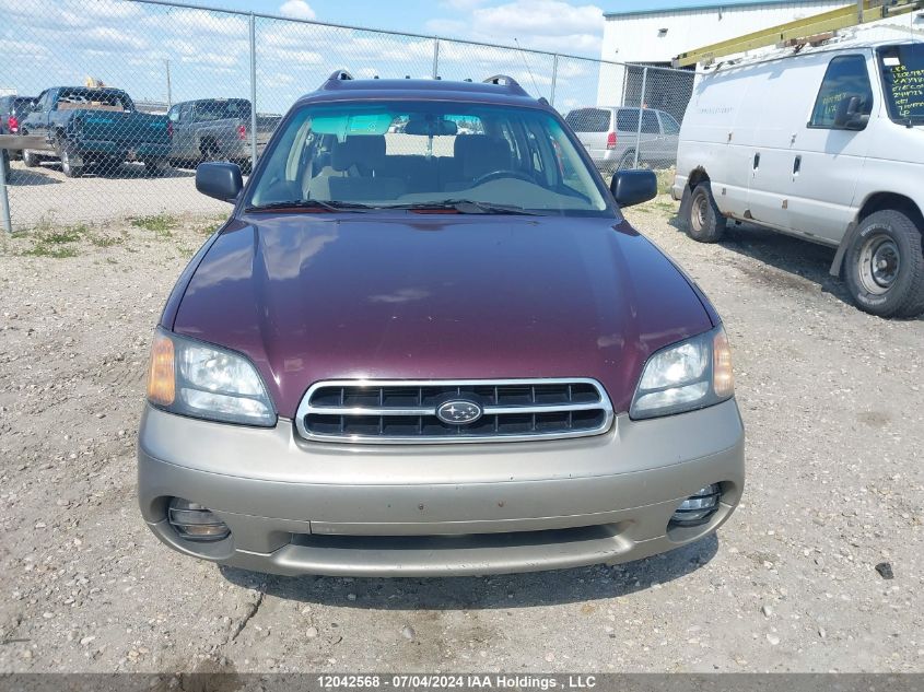 2000 Subaru Legacy Wagon VIN: 4S3BH6756Y7634597 Lot: 12042568