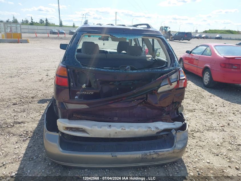 2000 Subaru Legacy Wagon VIN: 4S3BH6756Y7634597 Lot: 12042568