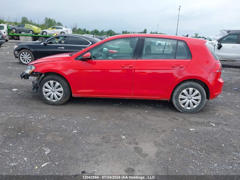 2017 Volkswagen Golf VIN: 3VW217AU8HM051977 Lot: 12042594