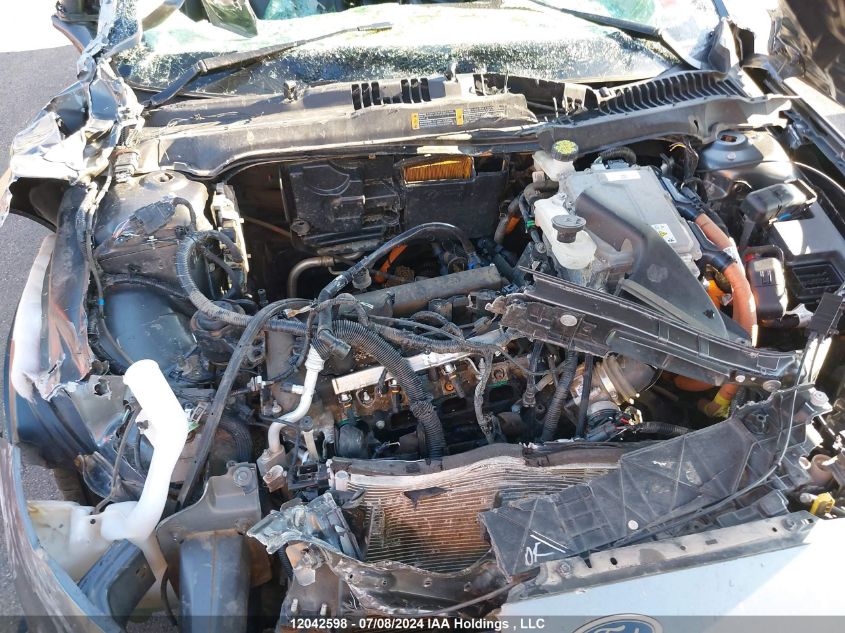 2019 Ford Fusion Hybrid Titanium VIN: 3FA6P0RUXKR190961 Lot: 12042598