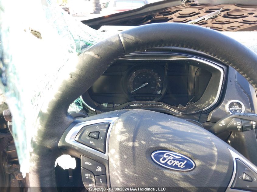 2019 Ford Fusion Hybrid Titanium VIN: 3FA6P0RUXKR190961 Lot: 12042598