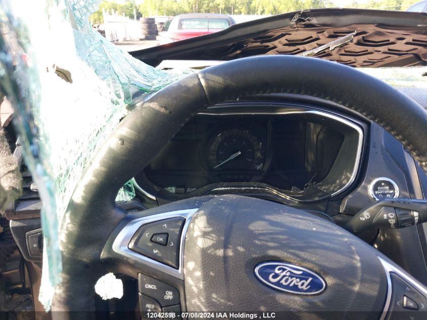 2019 Ford Fusion Hybrid Titanium VIN: 3FA6P0RUXKR190961 Lot: 12042598