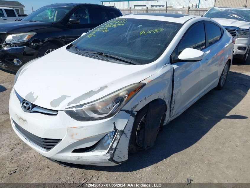 2014 Hyundai Elantra Se/Sport/Limited VIN: 5NPDH4AE8EH485591 Lot: 12042613