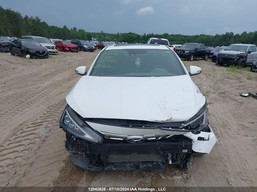 2020 Hyundai Elantra Sport Dct VIN: KMHD04LB4LU014630 Lot: 12042628