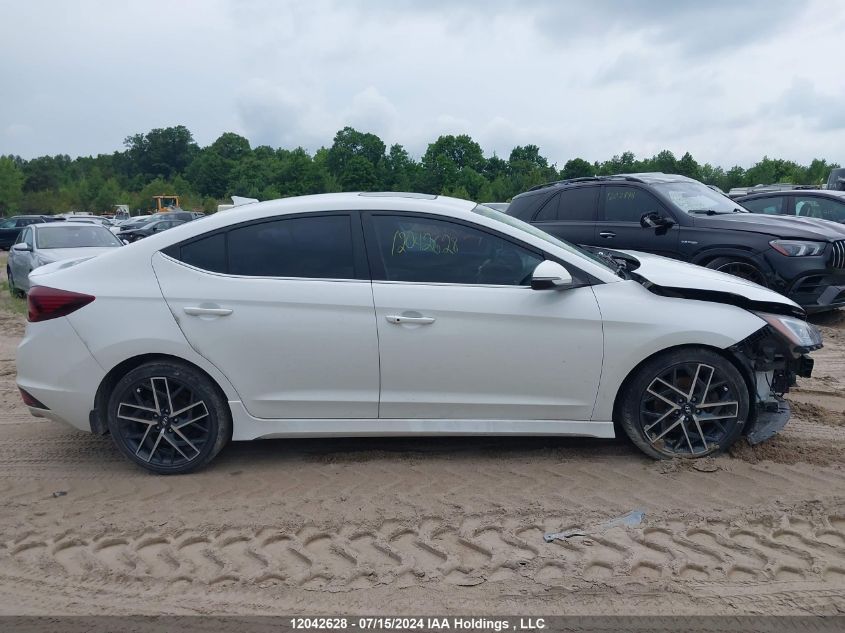 2020 Hyundai Elantra Sport Dct VIN: KMHD04LB4LU014630 Lot: 12042628