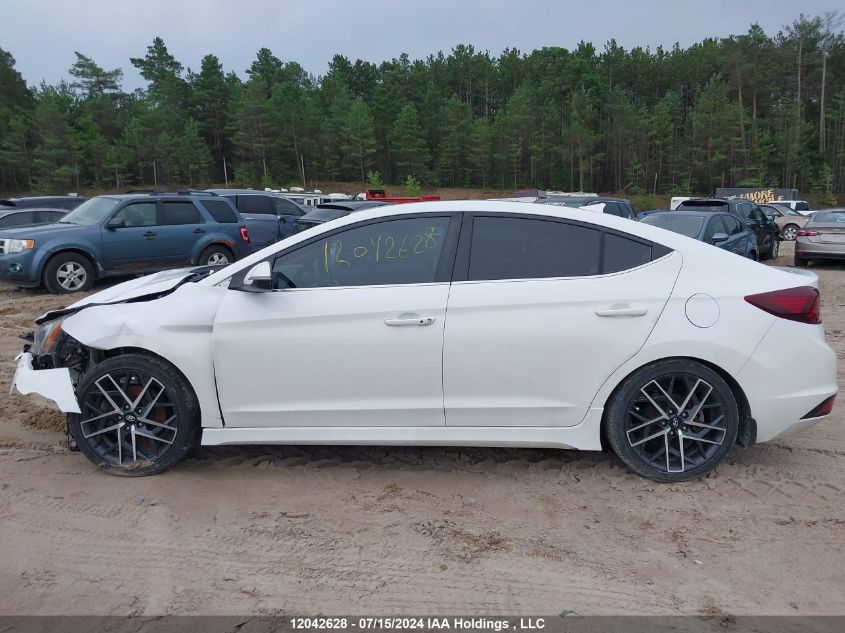 2020 Hyundai Elantra Sport Dct VIN: KMHD04LB4LU014630 Lot: 12042628