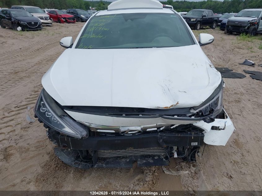 2020 Hyundai Elantra Sport Dct VIN: KMHD04LB4LU014630 Lot: 12042628