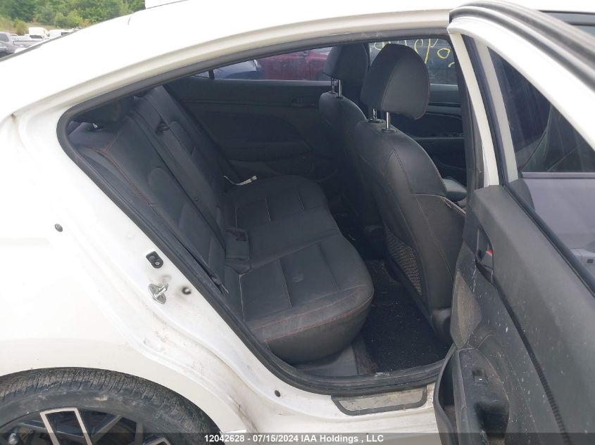 2020 Hyundai Elantra Sport Dct VIN: KMHD04LB4LU014630 Lot: 12042628