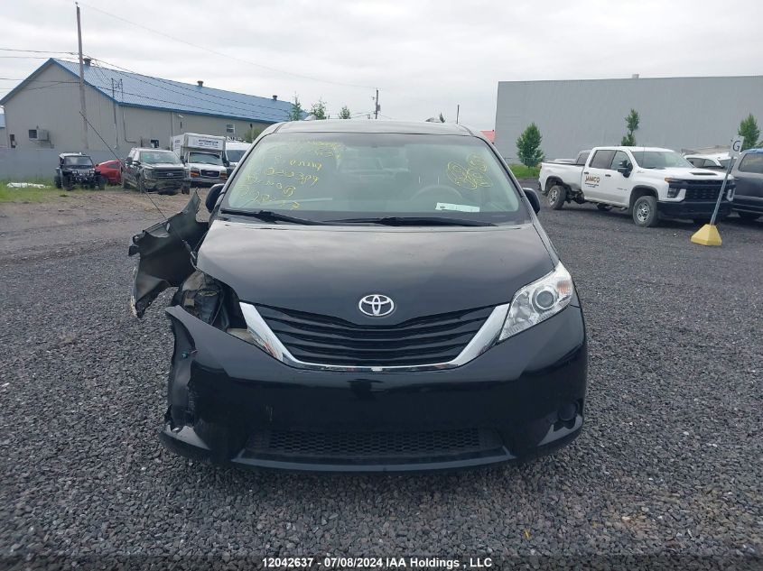 2011 Toyota Sienna VIN: 5TDZK3DCXBS020389 Lot: 12042637