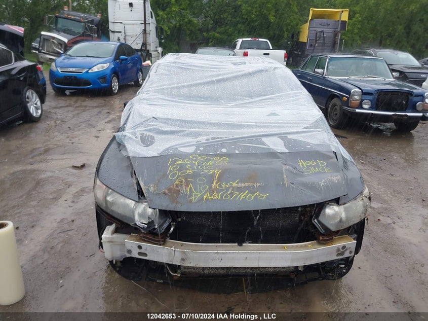 2010 Honda Civic Cpe VIN: 2HGFG1B67AH005739 Lot: 12042653