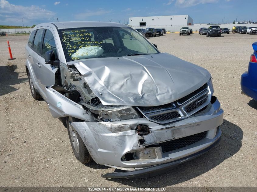 3C4PDCAB2CT388411 2012 Dodge Journey Se