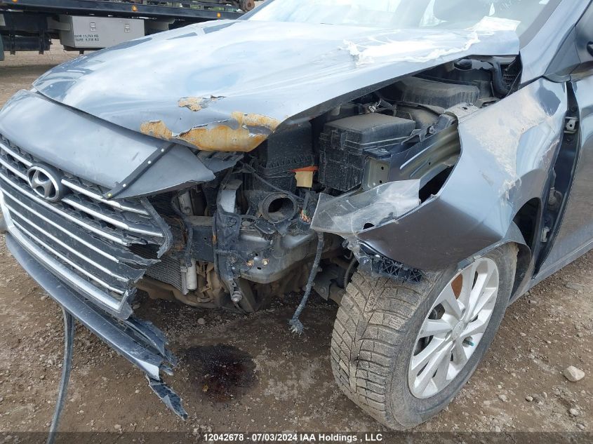 2019 Hyundai Accent Preferred VIN: 3KPC25A38KE056503 Lot: 12042678