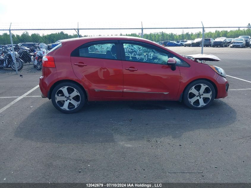 2014 Kia Rio VIN: KNADN5A35E6932320 Lot: 12042679