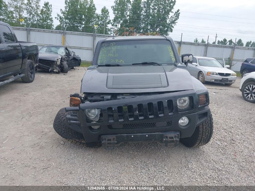 2009 Hummer H3 VIN: 5GNEN13L998144681 Lot: 12042685