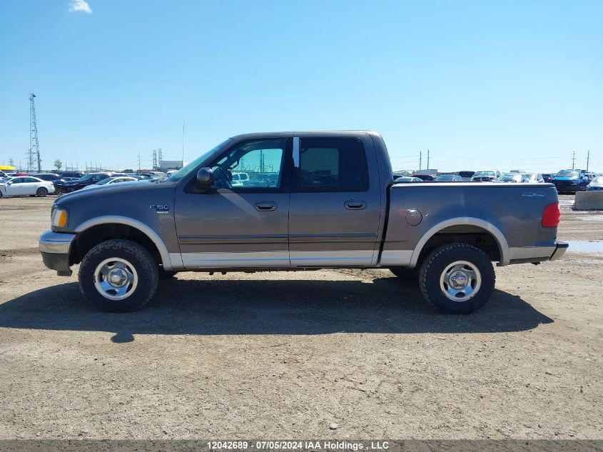 2002 Ford F150 Supercrew VIN: 1FTRW08L72KB31003 Lot: 12042689