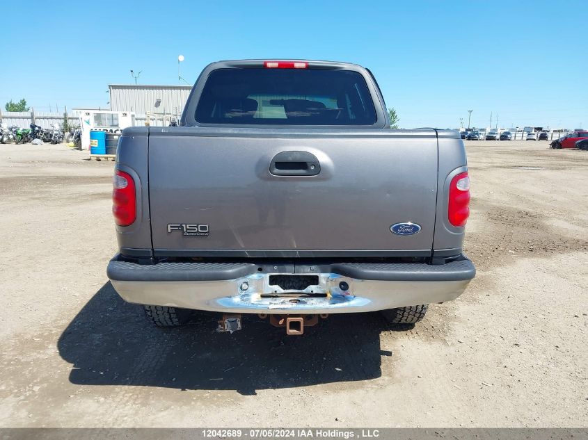 2002 Ford F150 Supercrew VIN: 1FTRW08L72KB31003 Lot: 12042689