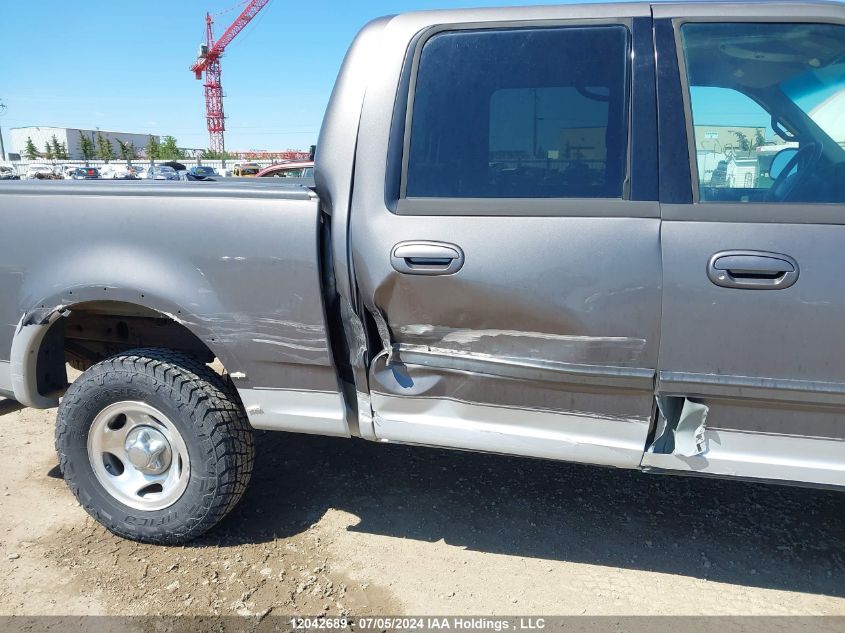 2002 Ford F150 Supercrew VIN: 1FTRW08L72KB31003 Lot: 12042689