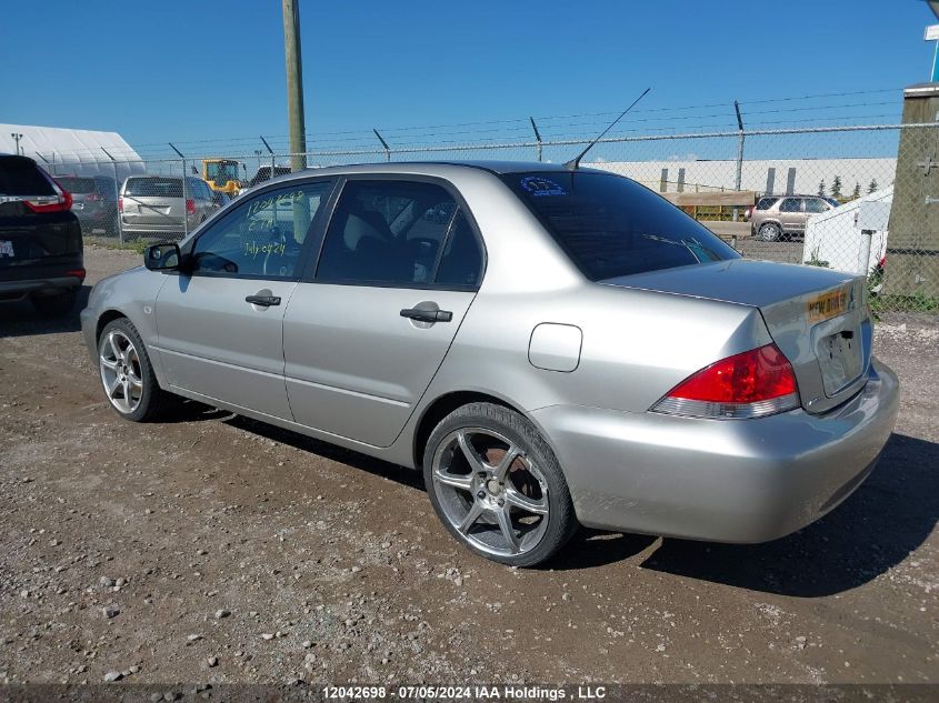 2006 Mitsubishi Lancer Es VIN: JA3AJ26E26U606349 Lot: 12042698