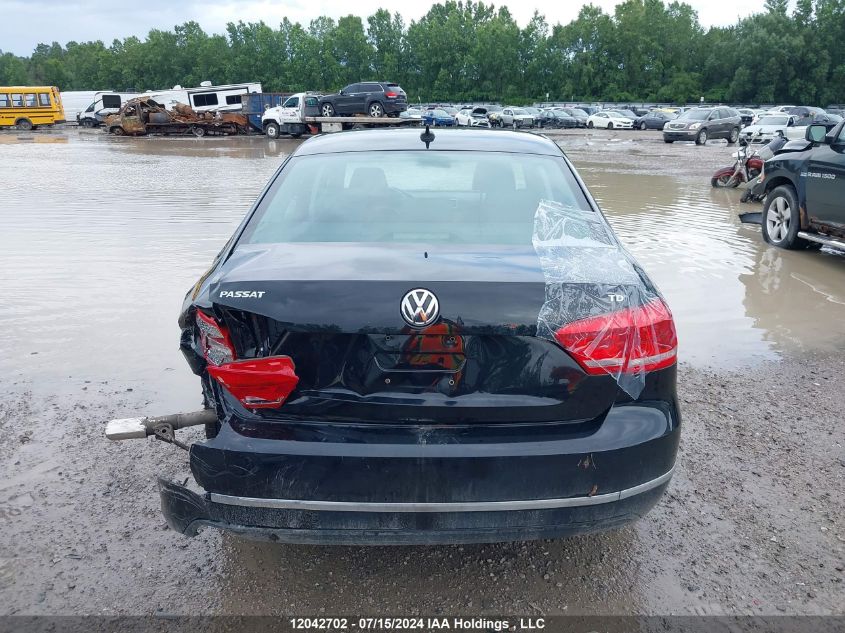2015 Volkswagen Passat VIN: 1VWBV7A34FC048147 Lot: 12042702