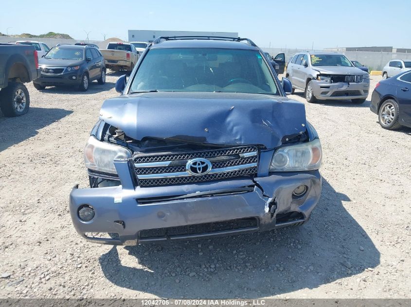 2007 Toyota Highlander Hybrid Hybrid VIN: JTEHW21A770040604 Lot: 12042705