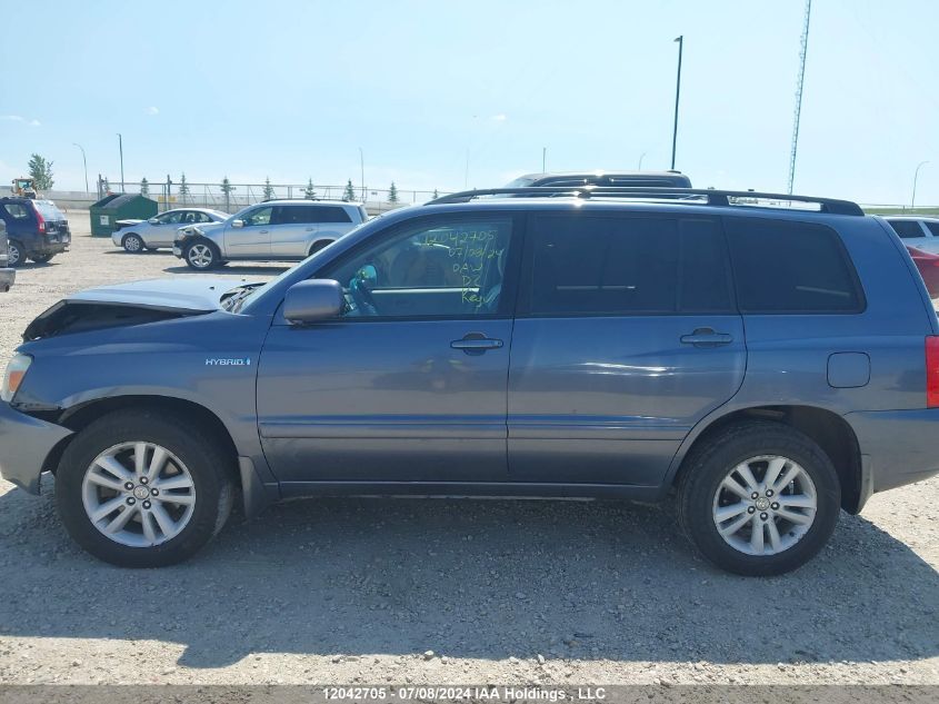 2007 Toyota Highlander Hybrid Hybrid VIN: JTEHW21A770040604 Lot: 12042705