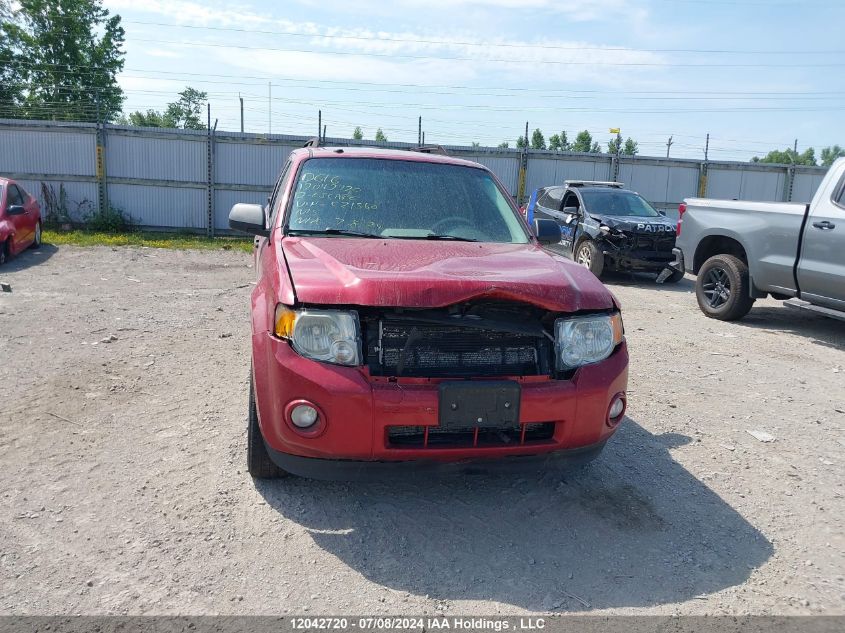 2012 Ford Escape Xlt VIN: 1FMCU9DGXCKC21560 Lot: 12042720