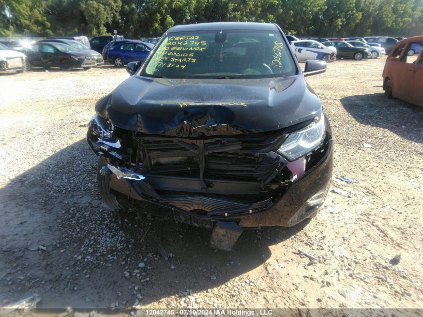 2020 Chevrolet Equinox VIN: 2GNAXKEV8L6206105 Lot: 12042745