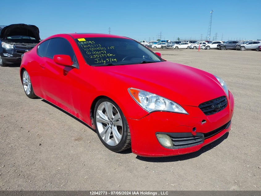 2010 Hyundai Genesis Coupe 2.0T VIN: KMHHT6KD3AU006197 Lot: 12042773
