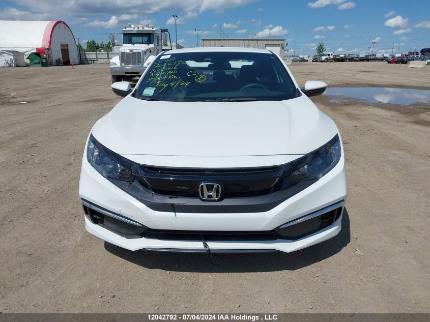 2020 Honda Civic VIN: 2HGFC4B63LH400906 Lot: 12042792
