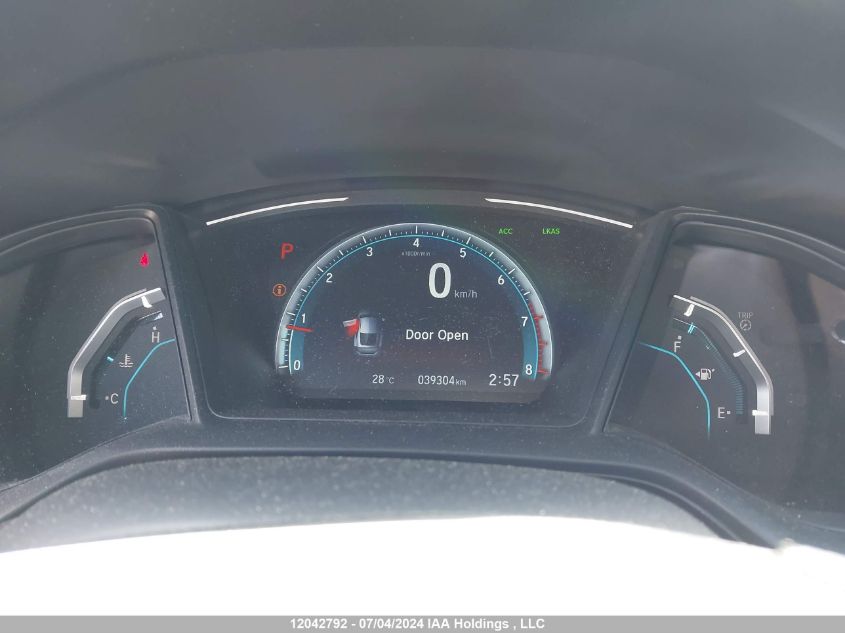 2020 Honda Civic VIN: 2HGFC4B63LH400906 Lot: 12042792