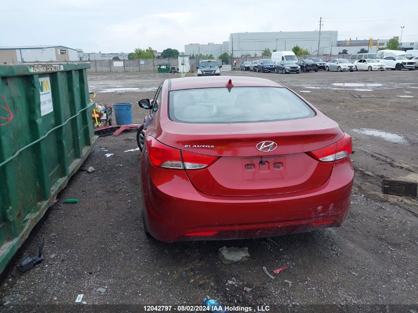 2013 Hyundai Elantra VIN: 5NPDH4AE6DH300341 Lot: 12042797