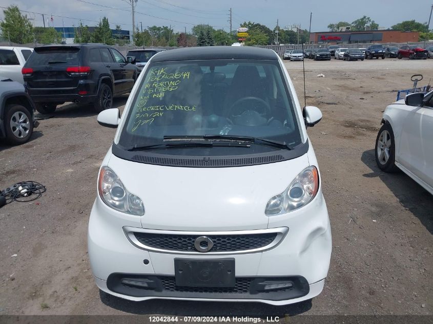 2014 Smart Fortwo VIN: WMEEJ9AA5EK817850 Lot: 12042844