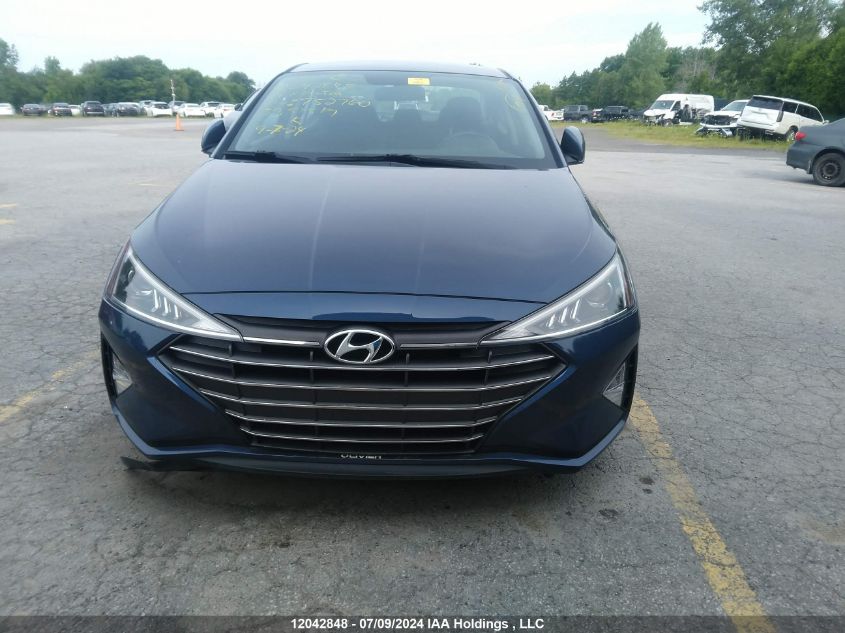 2019 Hyundai Elantra VIN: KMHD84LF0KU752760 Lot: 12042848