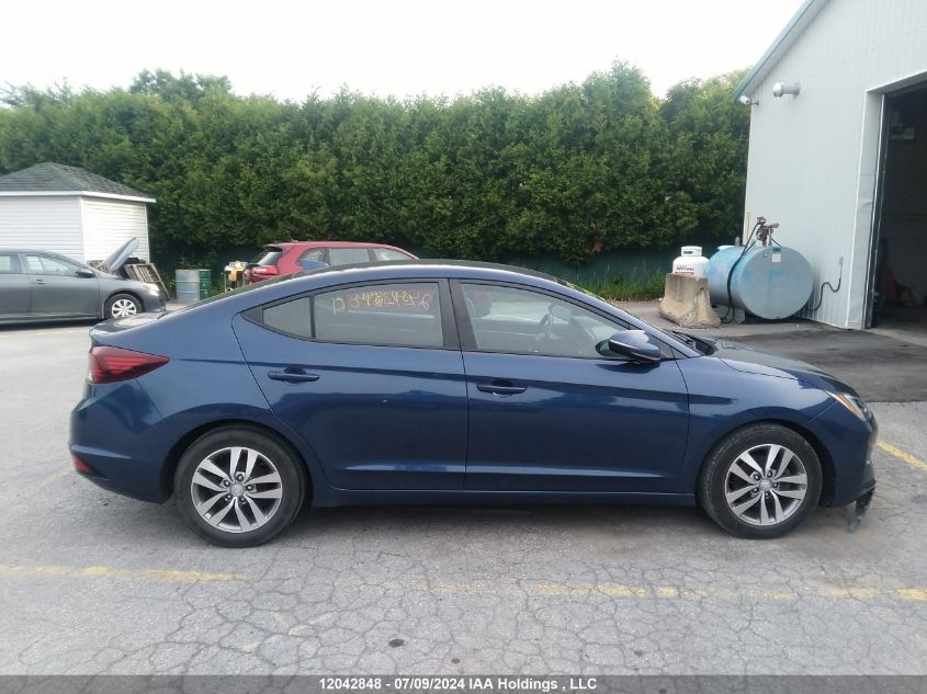 2019 Hyundai Elantra VIN: KMHD84LF0KU752760 Lot: 12042848