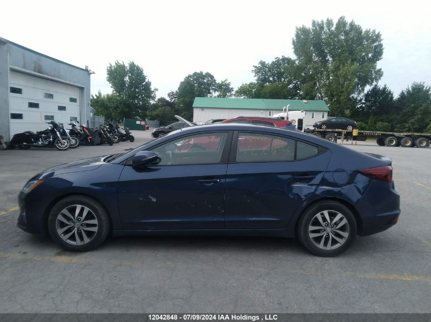 2019 Hyundai Elantra VIN: KMHD84LF0KU752760 Lot: 12042848