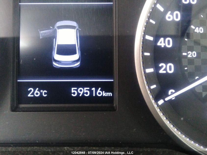 2019 Hyundai Elantra VIN: KMHD84LF0KU752760 Lot: 12042848