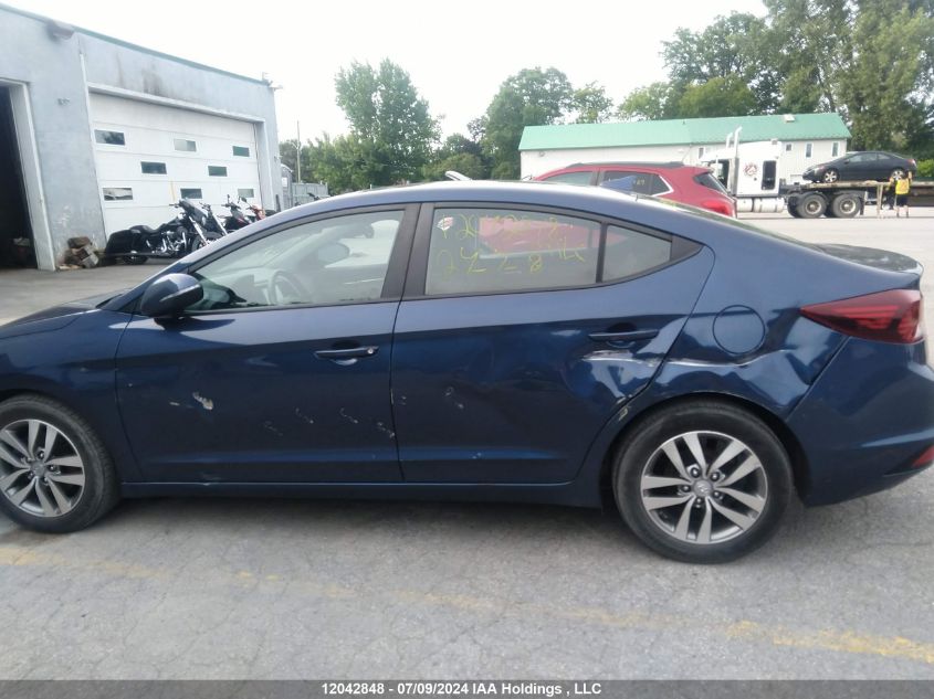 2019 Hyundai Elantra VIN: KMHD84LF0KU752760 Lot: 12042848