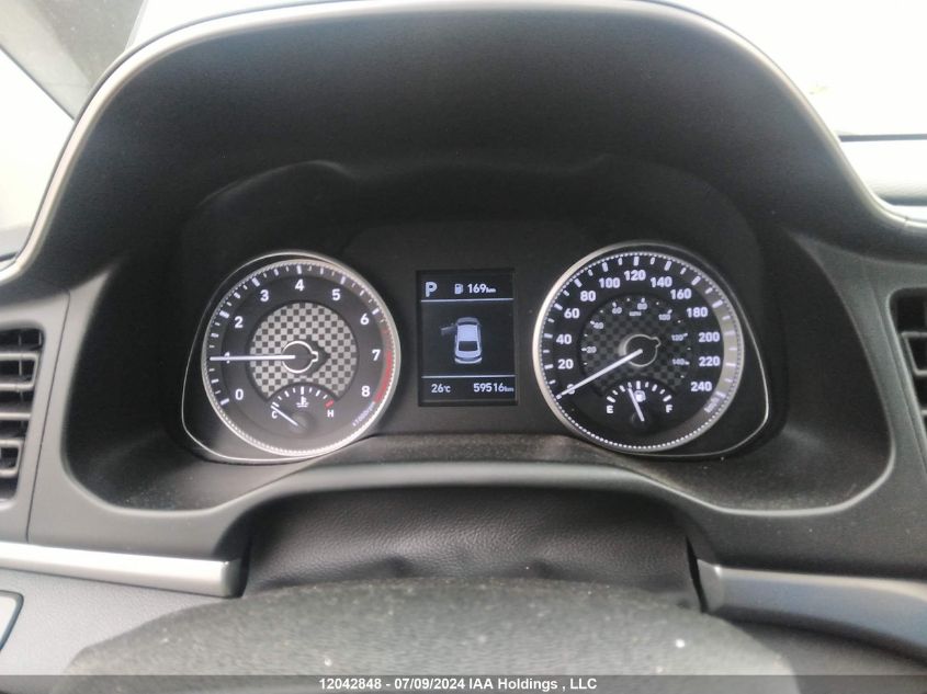 2019 Hyundai Elantra VIN: KMHD84LF0KU752760 Lot: 12042848