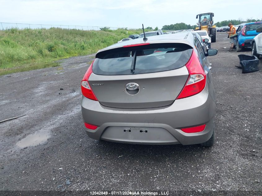 2014 Hyundai Accent Gls/Se VIN: KMHCU5AE5EU156295 Lot: 12042849