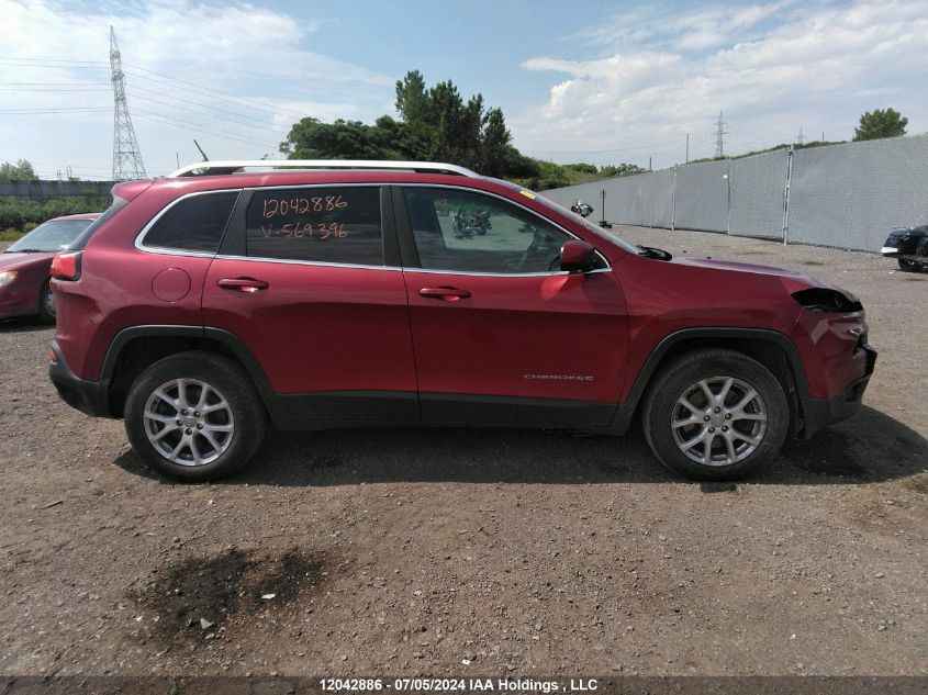 2015 Jeep Cherokee VIN: 1C4PJMCS3FW569396 Lot: 12042886
