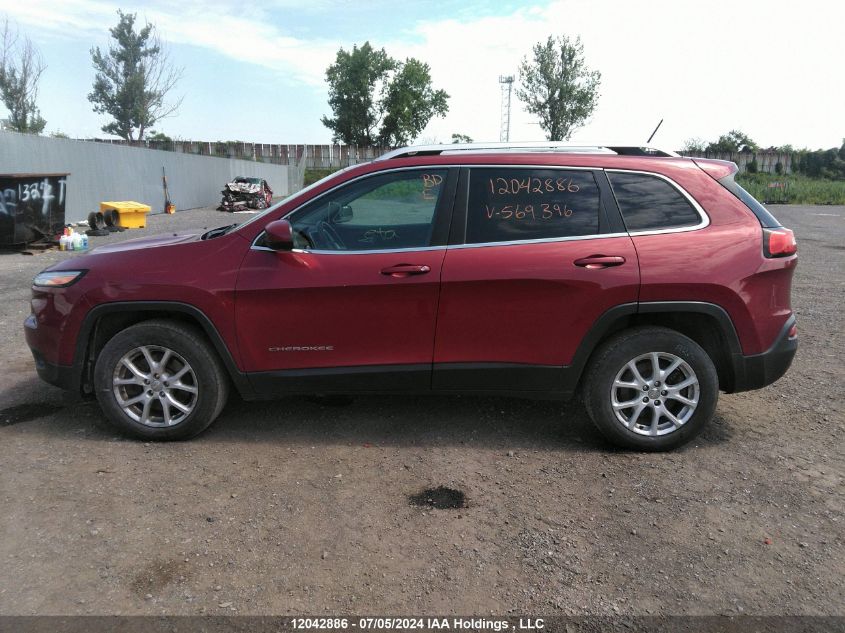 2015 Jeep Cherokee VIN: 1C4PJMCS3FW569396 Lot: 12042886