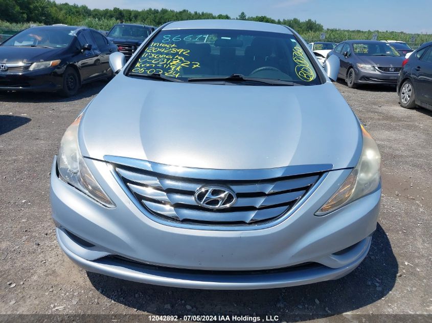 2011 Hyundai Sonata VIN: 5NPEB4AC6BH031727 Lot: 12042892