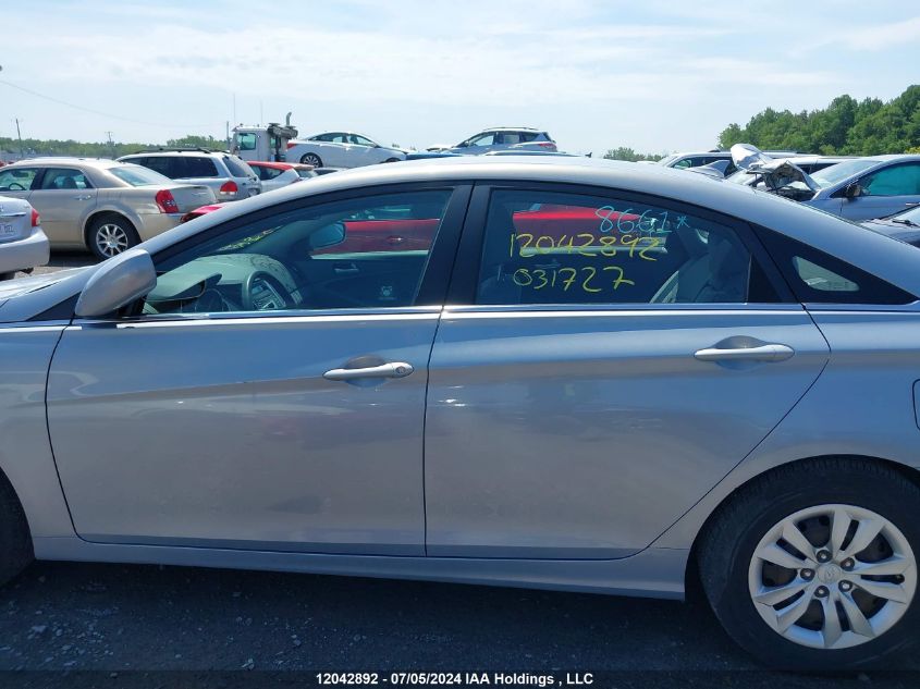 2011 Hyundai Sonata VIN: 5NPEB4AC6BH031727 Lot: 12042892