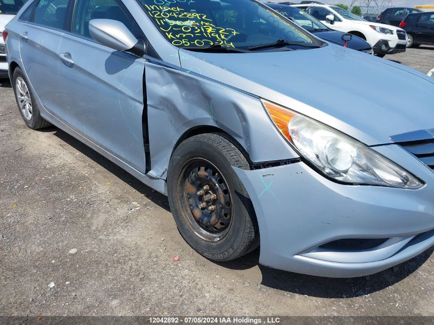 2011 Hyundai Sonata VIN: 5NPEB4AC6BH031727 Lot: 12042892