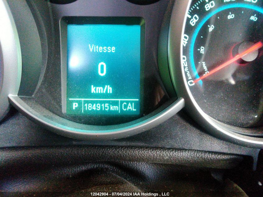 2012 Chevrolet Cruze Lt VIN: 1G1PG5SC5C7321731 Lot: 12042904