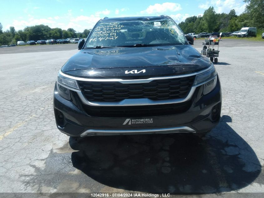 2022 Kia Seltos VIN: KNDEP2AA0N7263107 Lot: 12042916