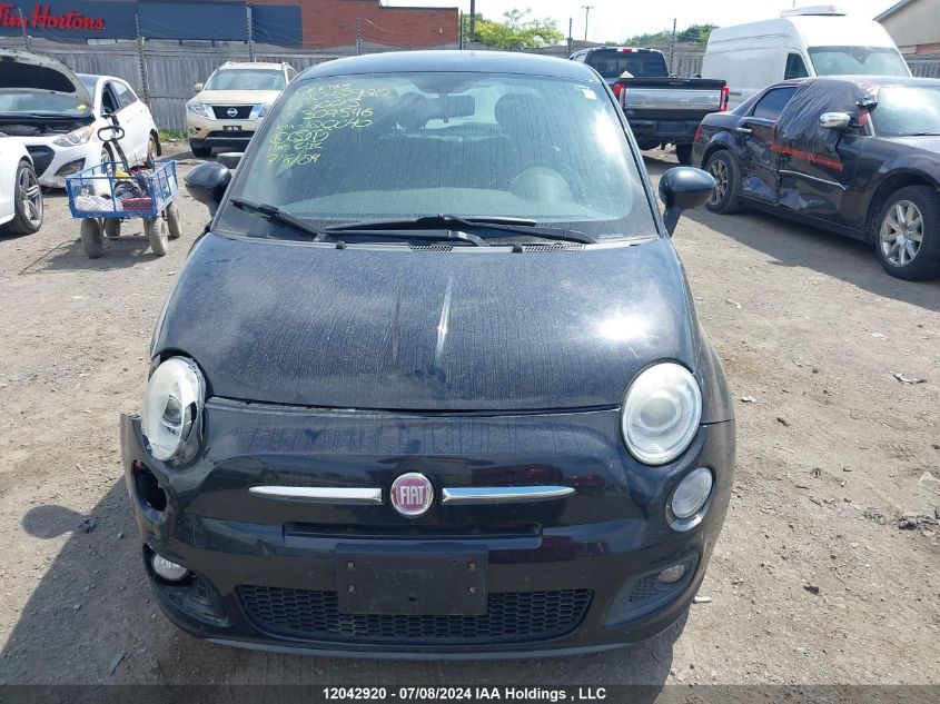 3C3CFFBR1CT309546 2012 Fiat 500 Sport