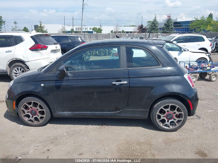 3C3CFFBR1CT309546 2012 Fiat 500 Sport