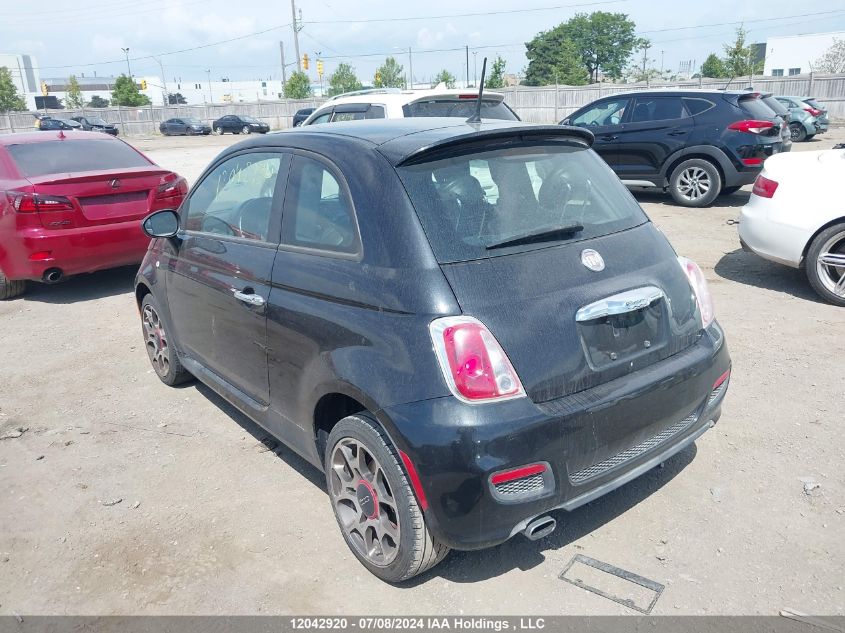 3C3CFFBR1CT309546 2012 Fiat 500 Sport