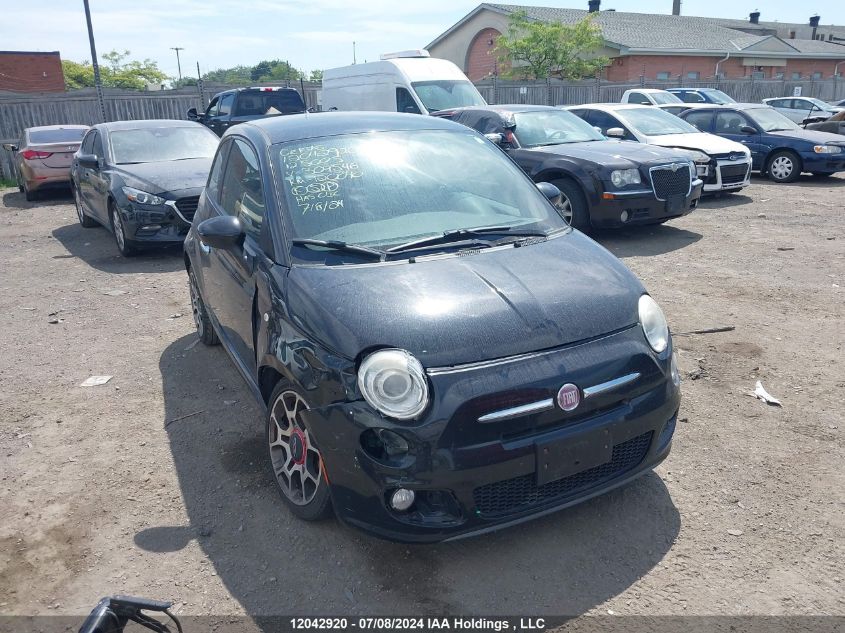 3C3CFFBR1CT309546 2012 Fiat 500 Sport